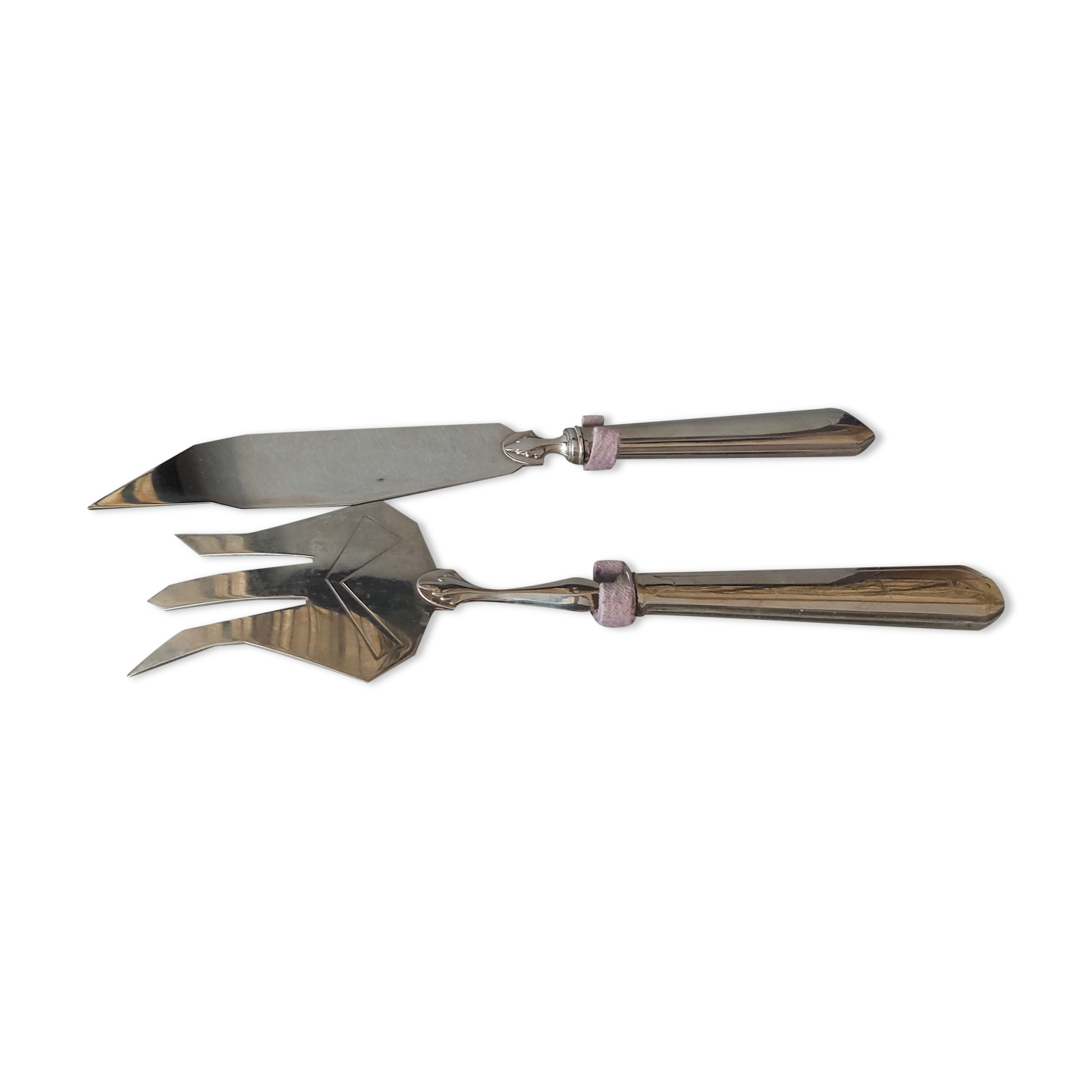 Art Deco fish service box