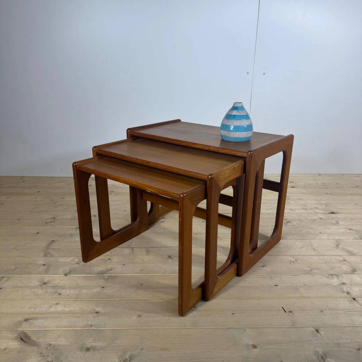 Nesting teak tables, Denmark 1960