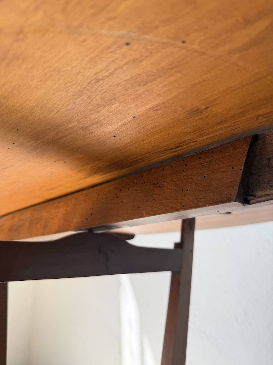 1950s oak winegrower's table