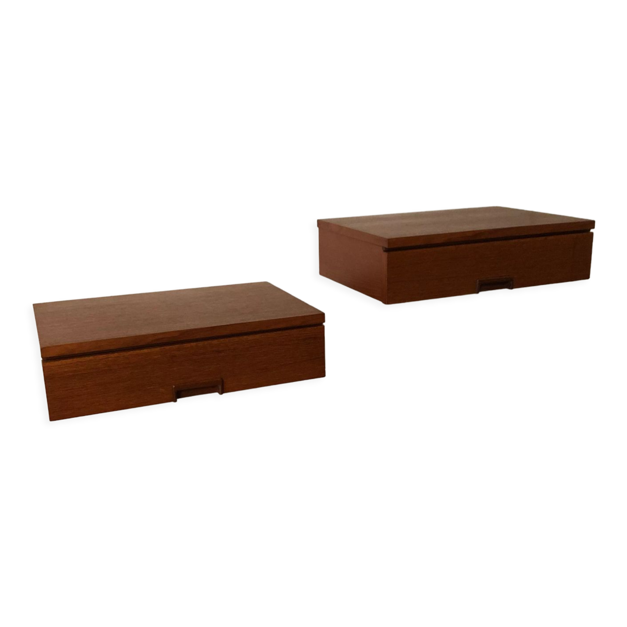 Pair of wall bedside tables