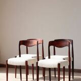 Set of 4 Scandinavian rosewood chairs – Otto Møller style | Vintage