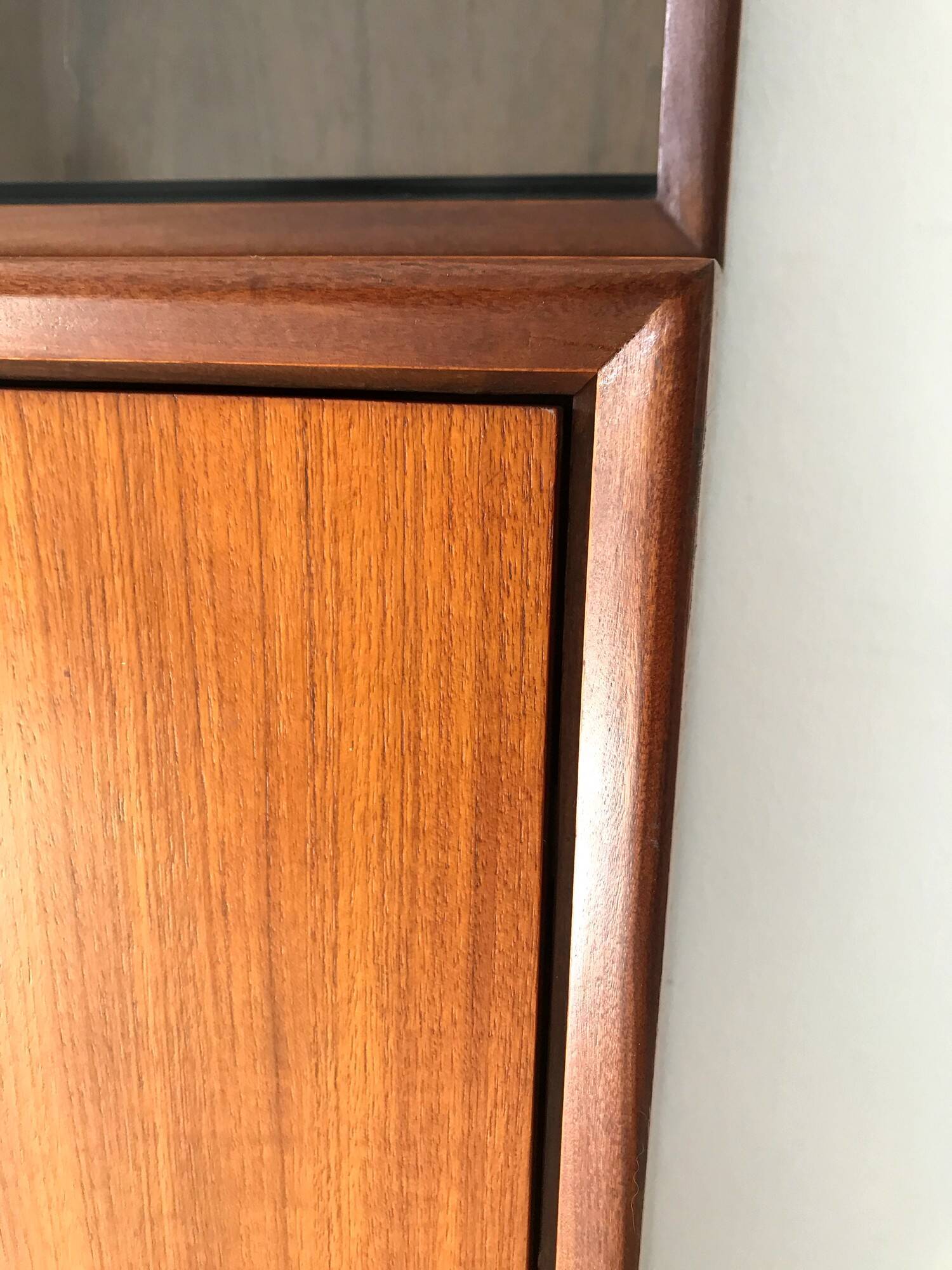 Scandinavian library secretary in vintage teak from the 60s
