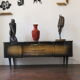 Sideboard wood varnished and dusted 50s