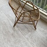 Vintage rattan armchairs