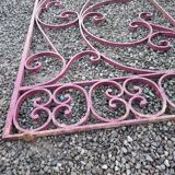 Barrier, wrought iron railing