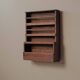 Antique solid wood wall shelf, France, 19th century