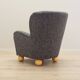 Grey armchair, Scandinavian design, production: Denmark