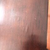 Wooden desk with mahogany veneer from Flamant