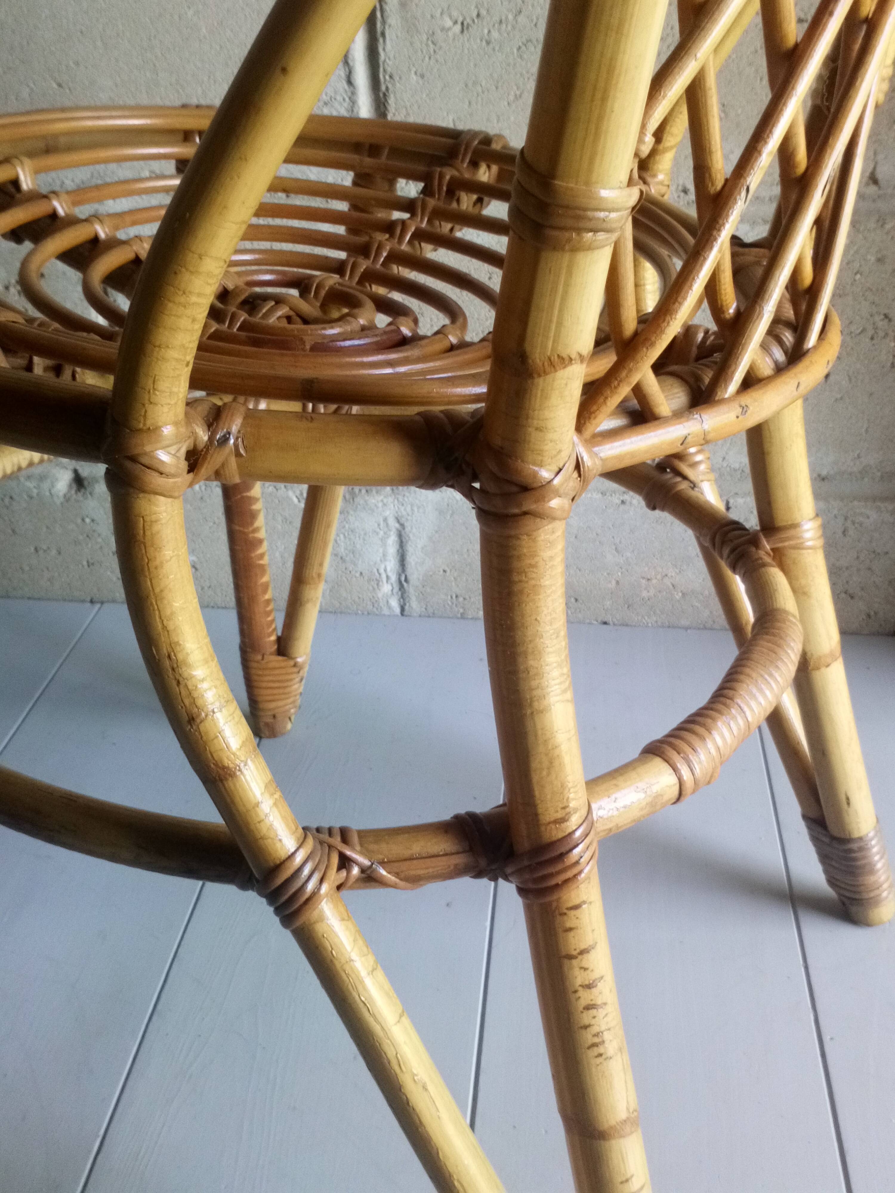 1950 rattan chair