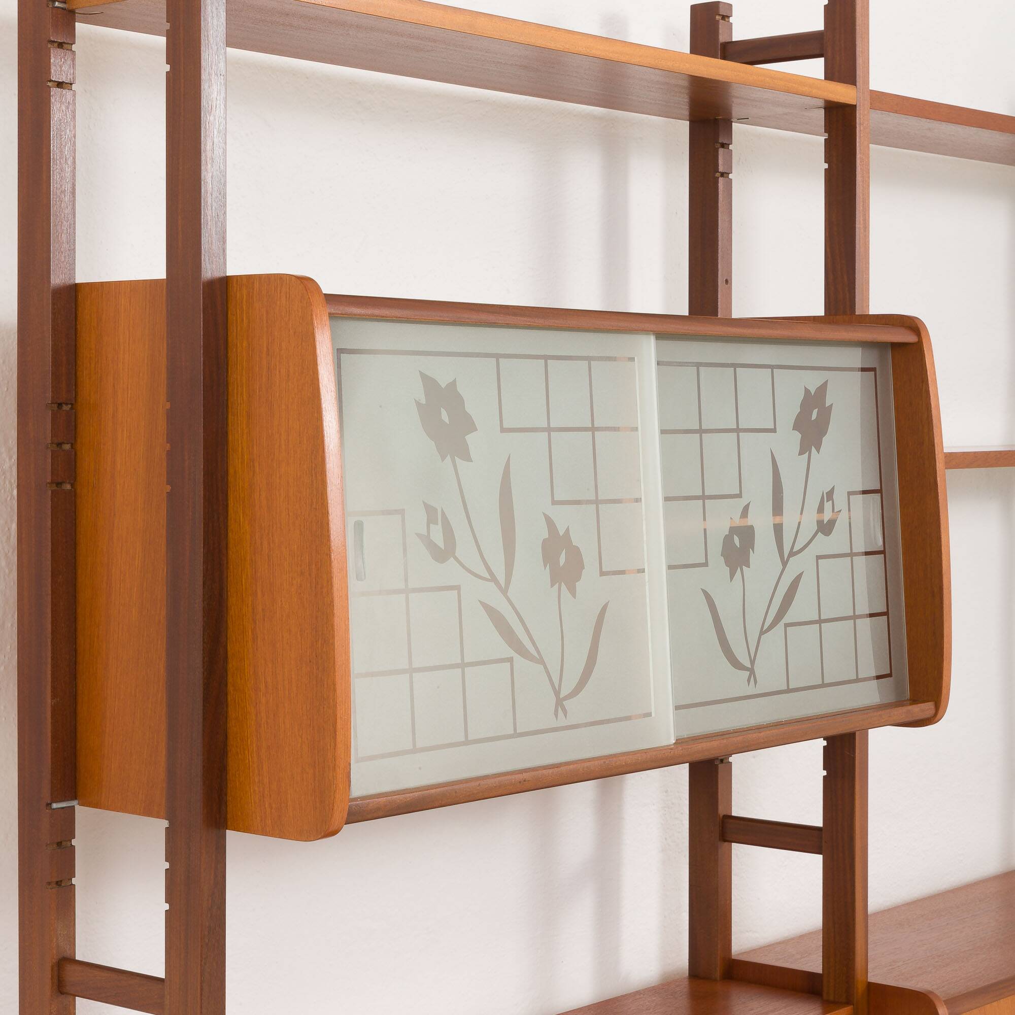 Scandinavian mid century free standing wall unit,Norway 1960s