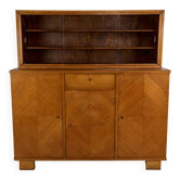 Vintage Wooden Credenza, 1930s, Czechoslovakia
