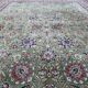 Large emerald Tabriz Persian rug 520x350 cm