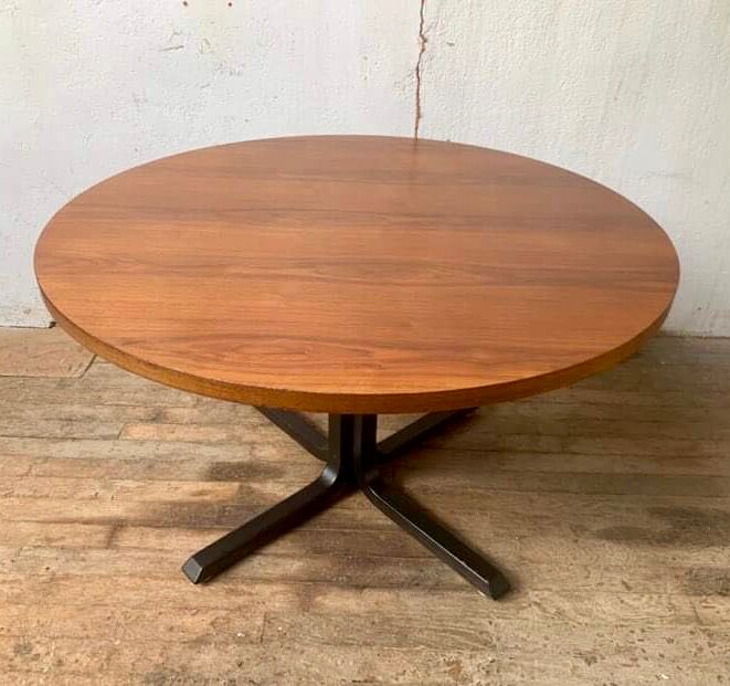Vintage round table rosewood