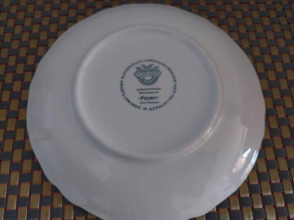 Villeroy & Boch soup bowl and saucer