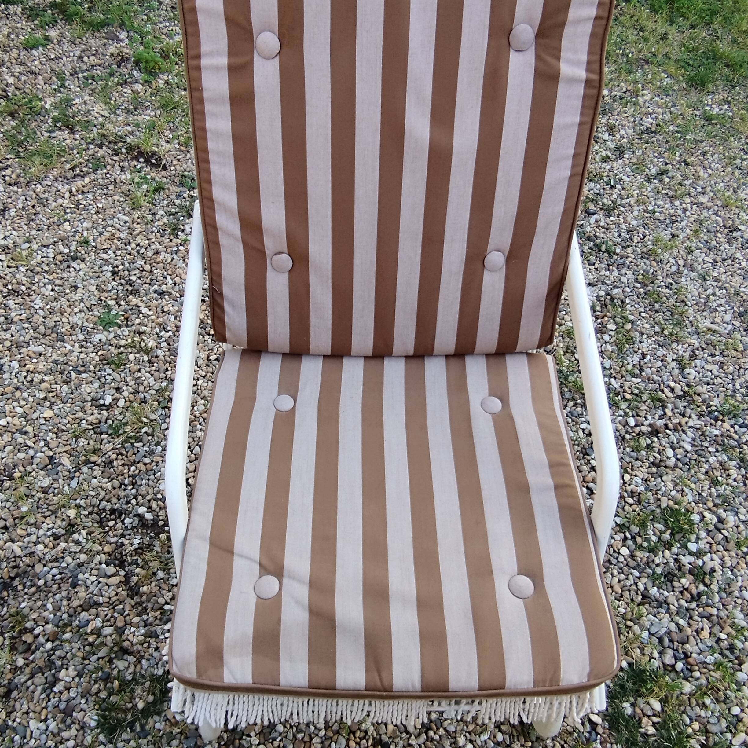 Vintage metal garden chairs