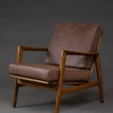 Stefan Armchairs from Swarzędzkie Fabryki Mebli, Poland, 1960s, Set of