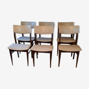 6 Scandinavian style chairs