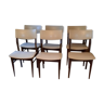 6 Scandinavian style chairs