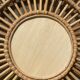 Rattan sun mirror 70'