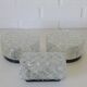 Vintage sconces, set of 3 wall lamp, flush mount light ceiling light cover