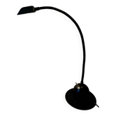 Lampe articulée en métal noir. Années 80