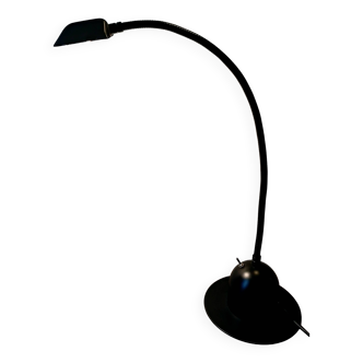 Articulated lamp in black metal. 80s