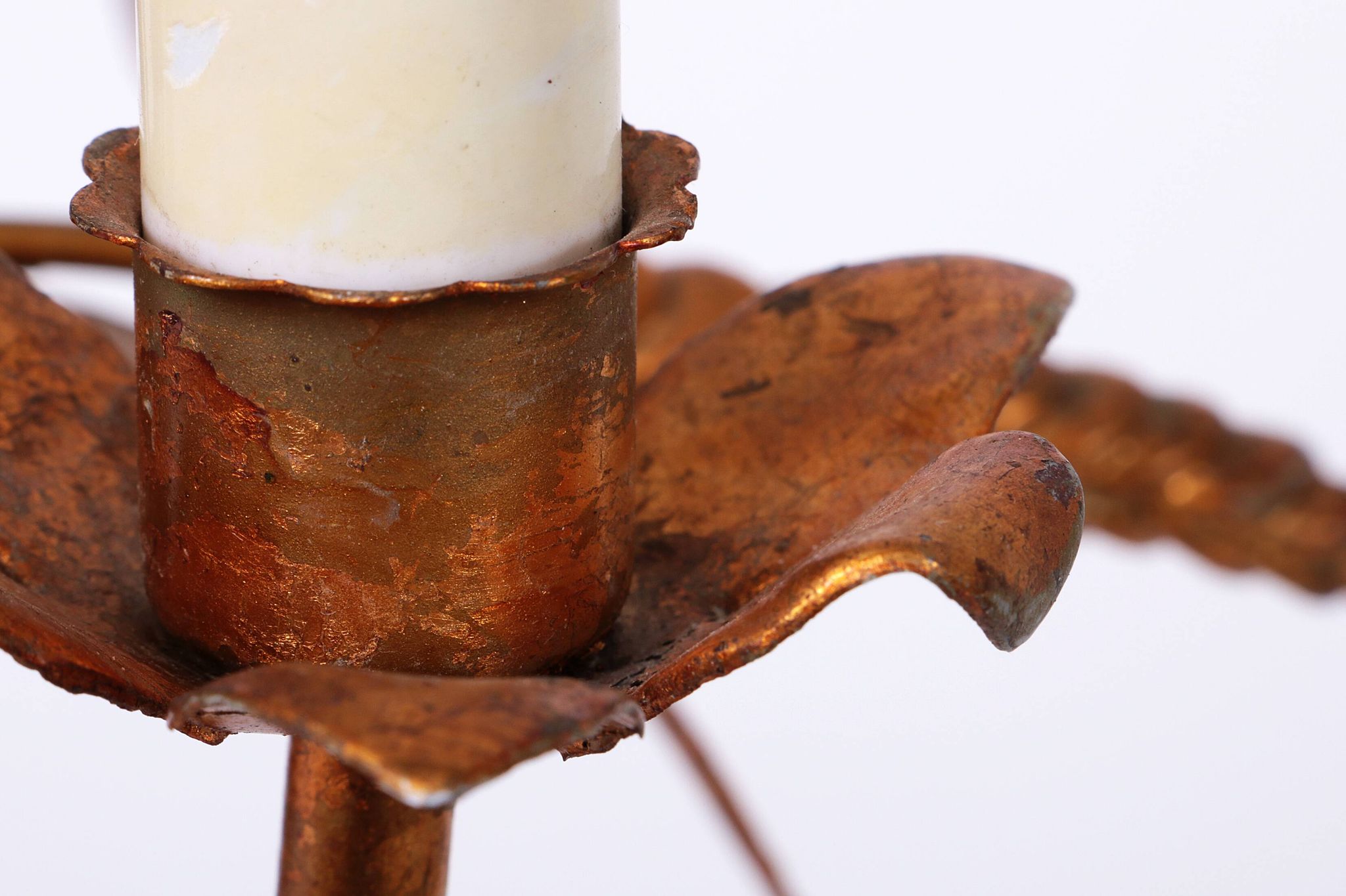 Gilt ‘Sheaf of Wheat’ Table Light, Florentine Table Lamp by Hans Kögl, 1960s