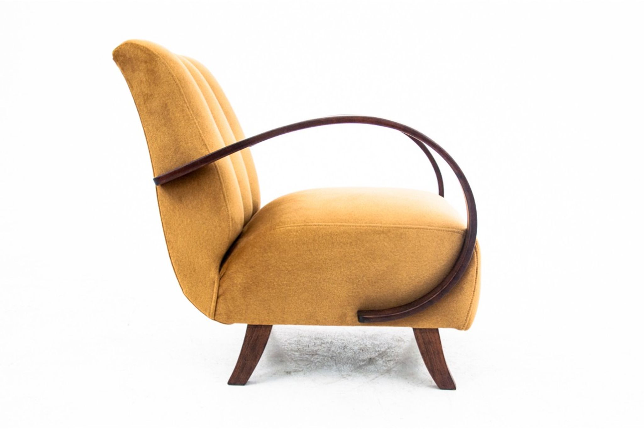 Pair of art deco armchairs, designed by J.Halabala, Czech Republic, 1930s, after renovation