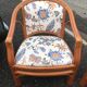 Bench and 2 rattan chairs