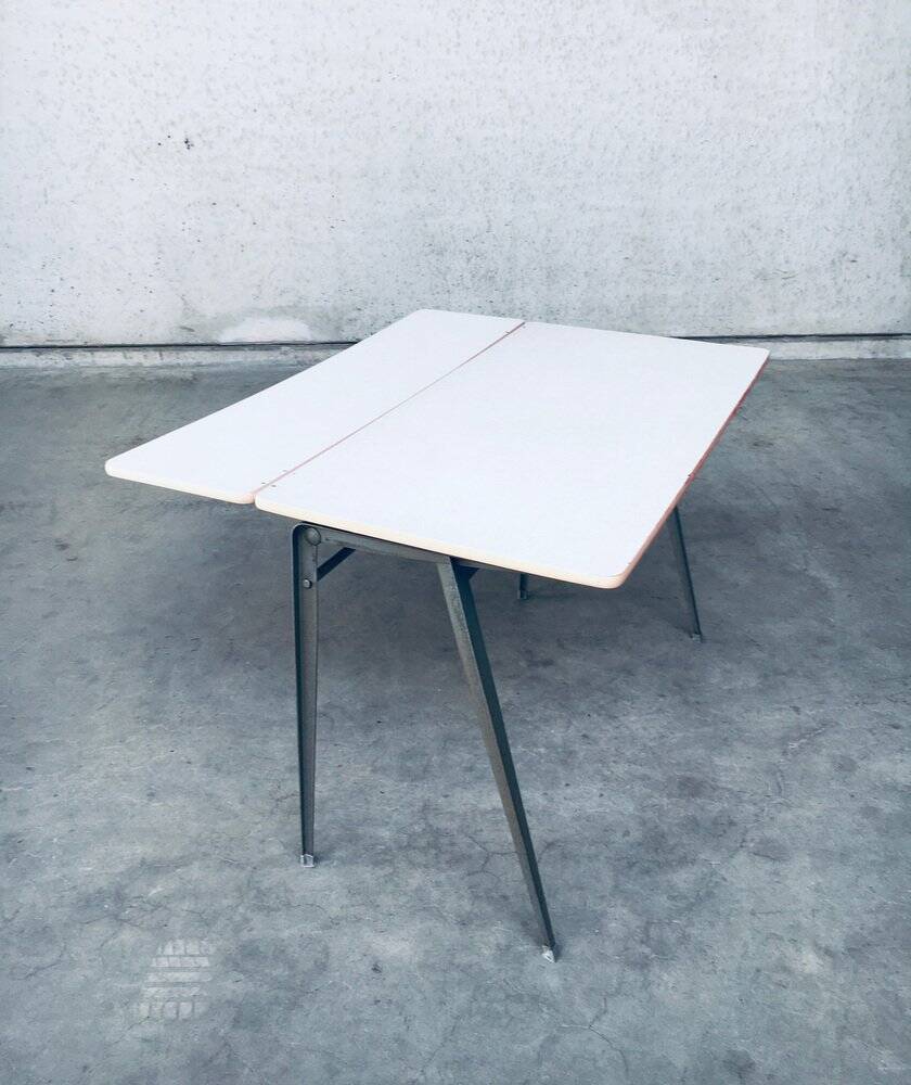 Dutch Industrial Desk attributed to Wim Rietveld for Ahrend De Cirkel, Netherlands, 1960s