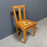 Set of 2 painted Swedish chairs