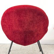 Red loungers by Fritz Neth for Correcta, 1950s, set of 2