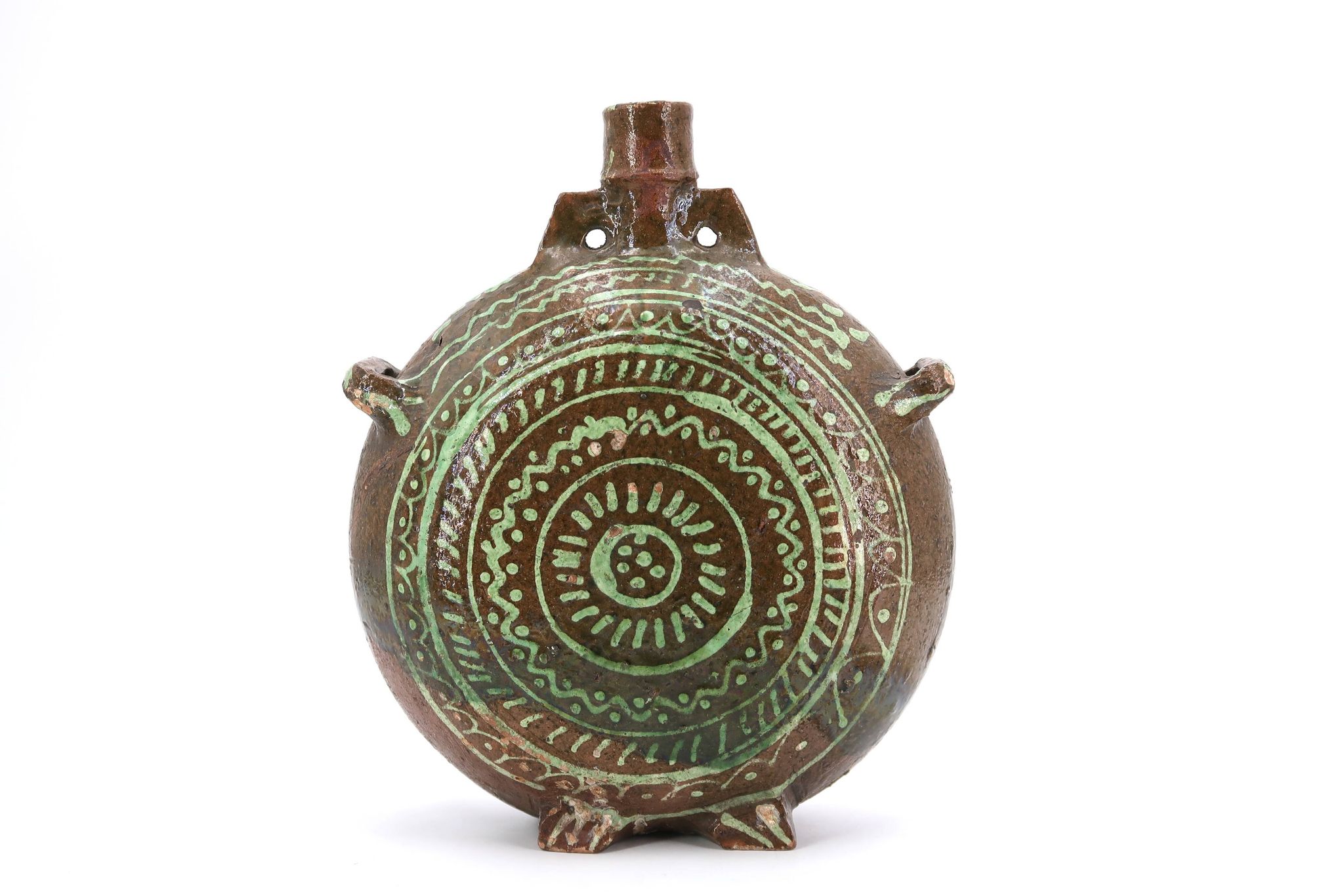 Popular Art shepherd's toad gourd in terracotta