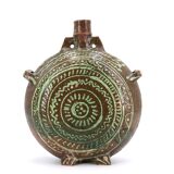 Popular Art shepherd's toad gourd in terracotta