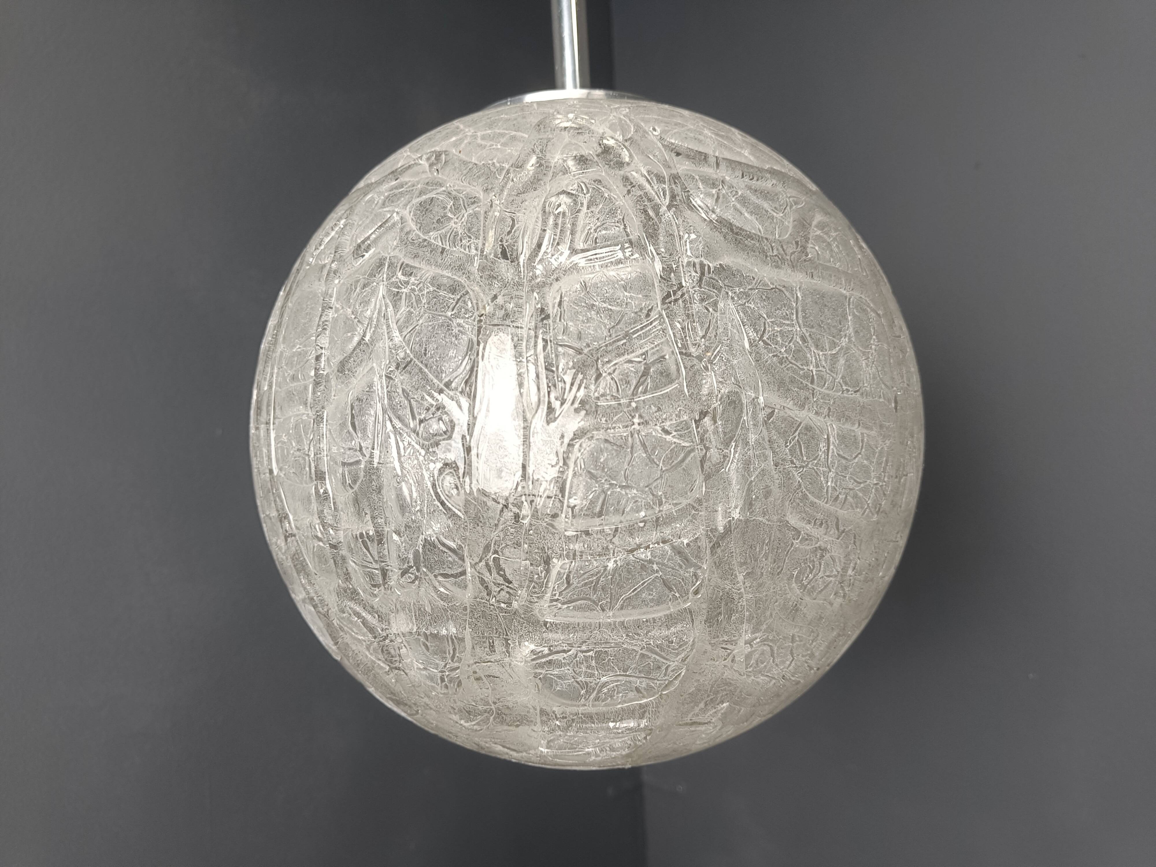 Vintage pendant light by Doria Leuchten, 1960s
