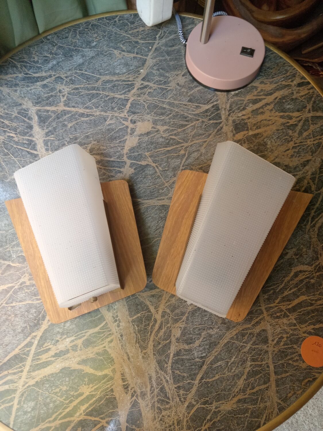 Pair of 1960s wall lights