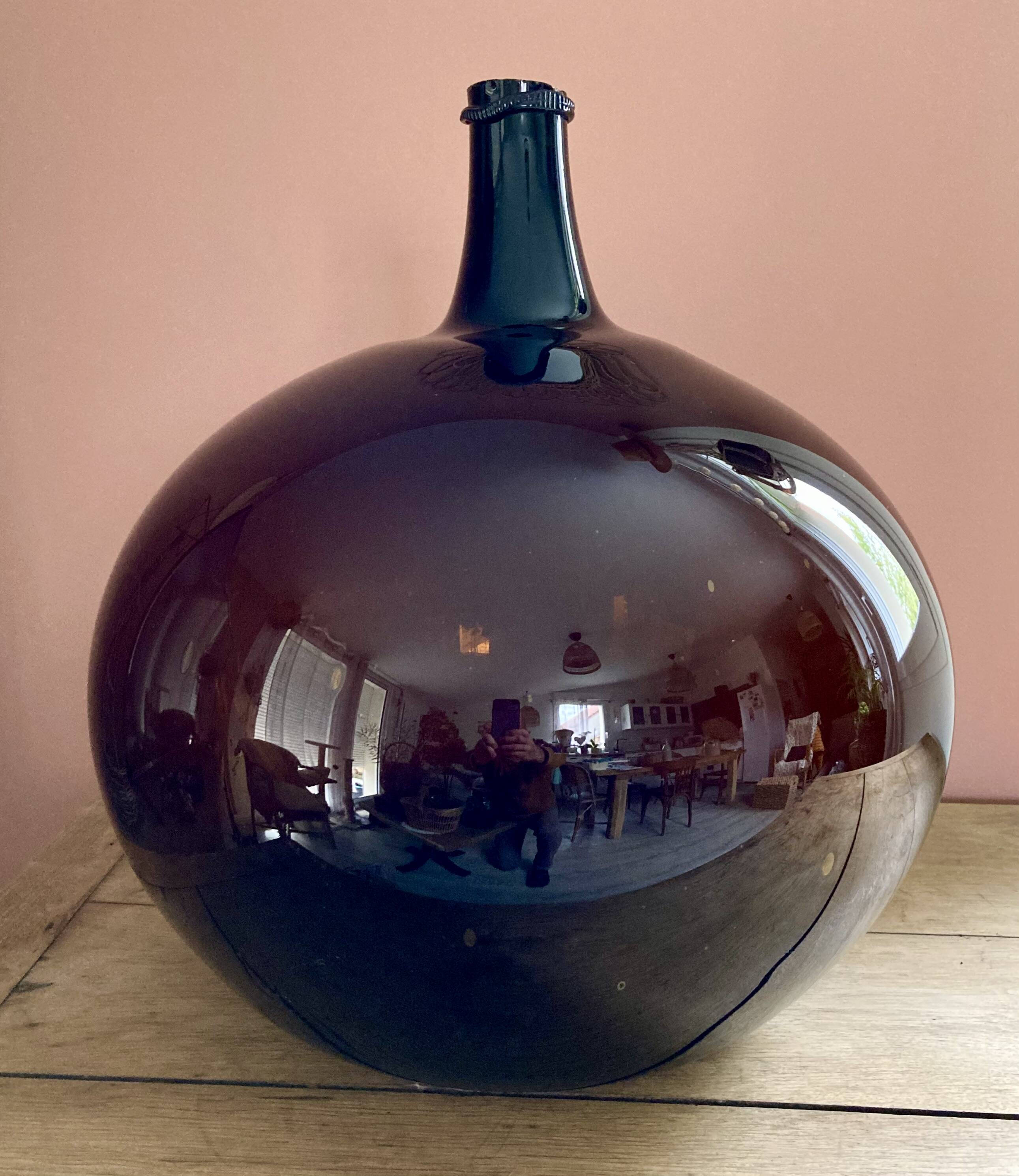 Dame-jeanne ambrée fin 1800 env 30/35L