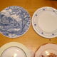 Set of 12 different flat plates
