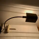 Vintage Italy brass articulated desk lamp.