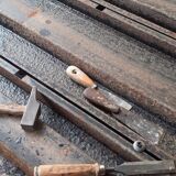 Strafor industrial metal desk, 1960s