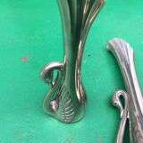 Duo of vases "swan"