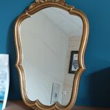 Baroque mirror gilded solid wood frame