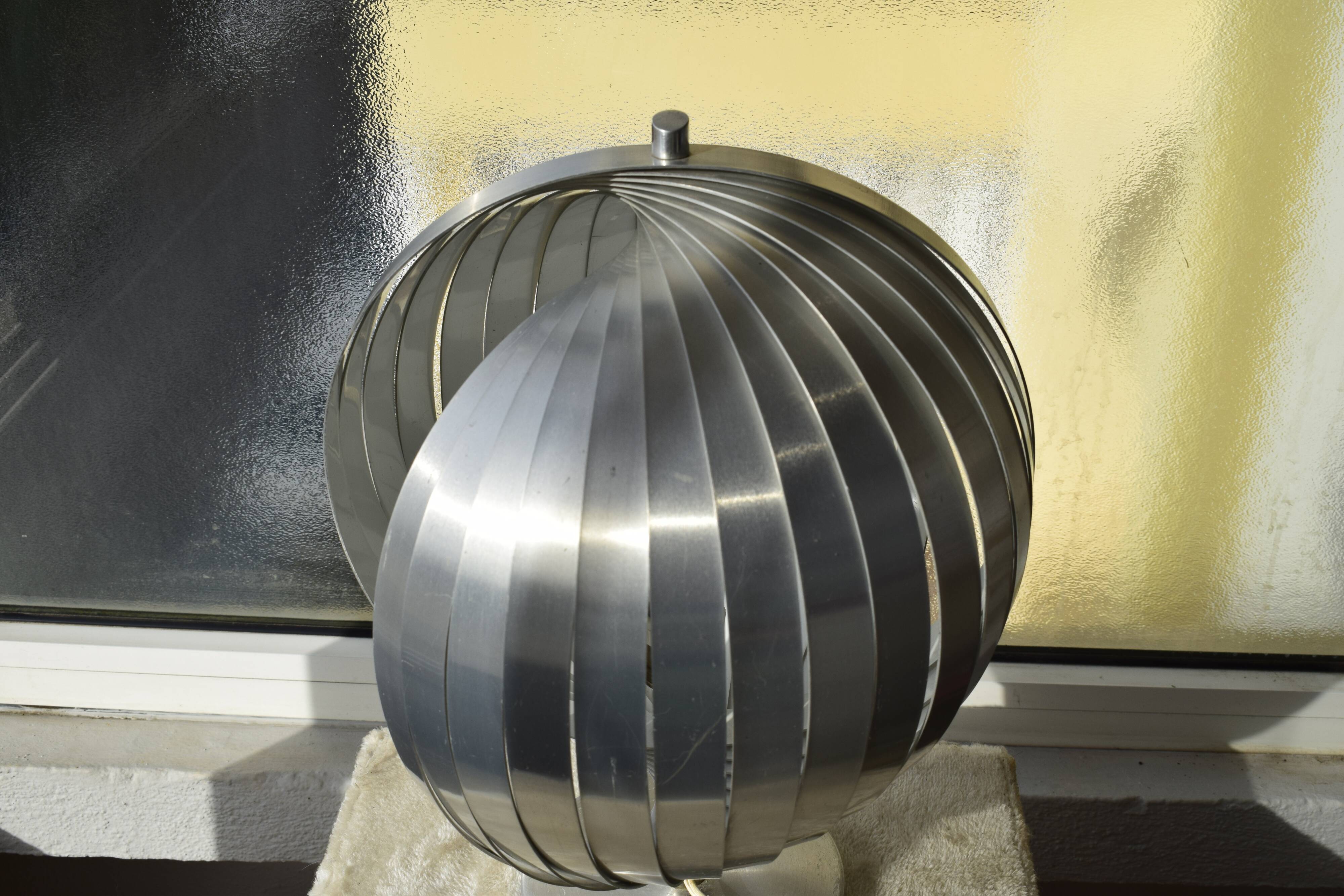 Table lamp helical by Henri Mathieu