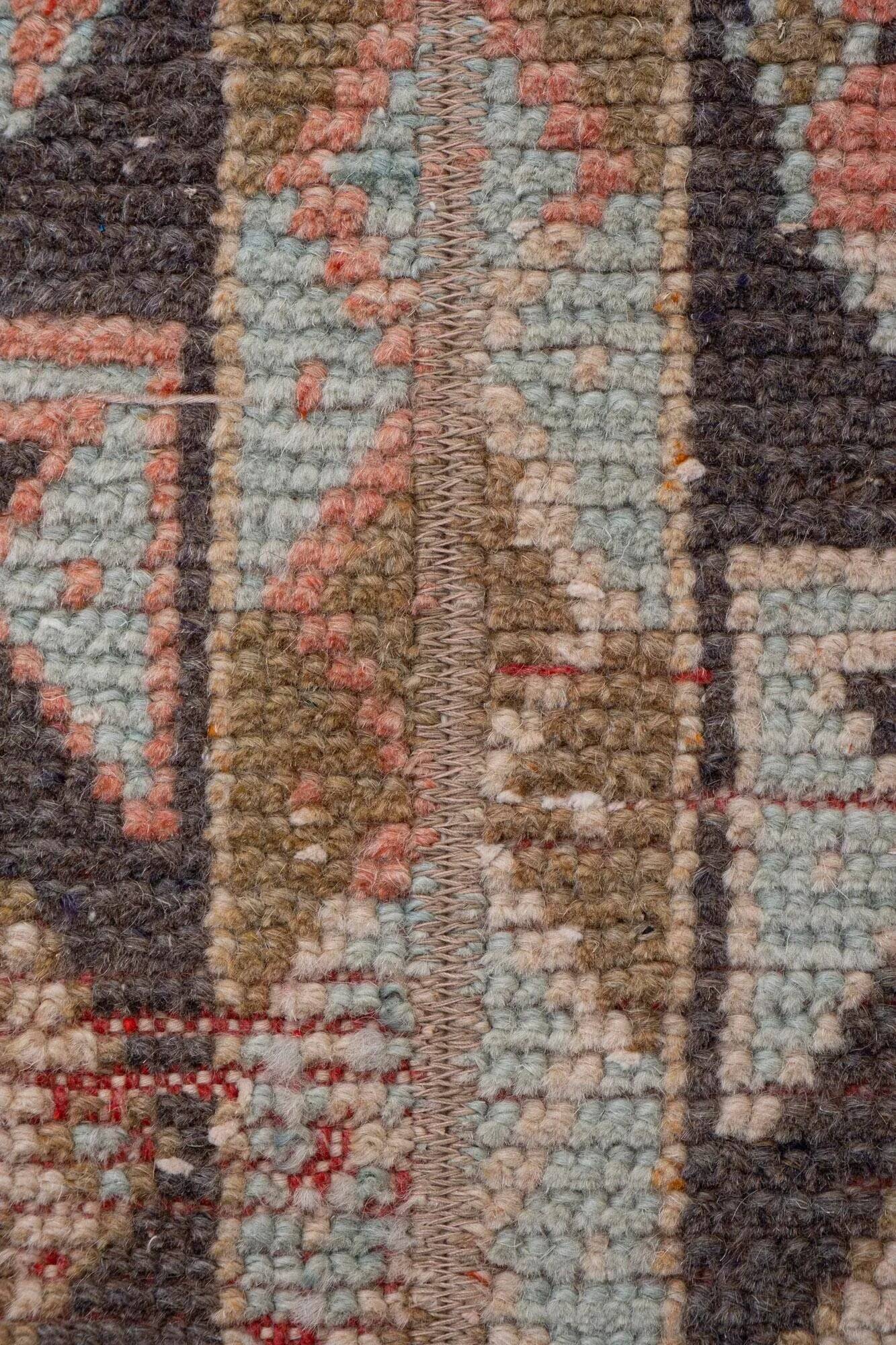 Vintage Turkish hallway rug 49x291 cm