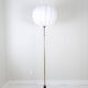 Art Deco Floor Lamp in Brass with Blackened Wood, 1940s