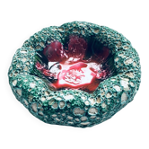 Mid-Century Italian Modern Art Pottery Bowl with Ocean Coral Structure, 1960s