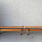 Dining set of 3 in solid oregon pine