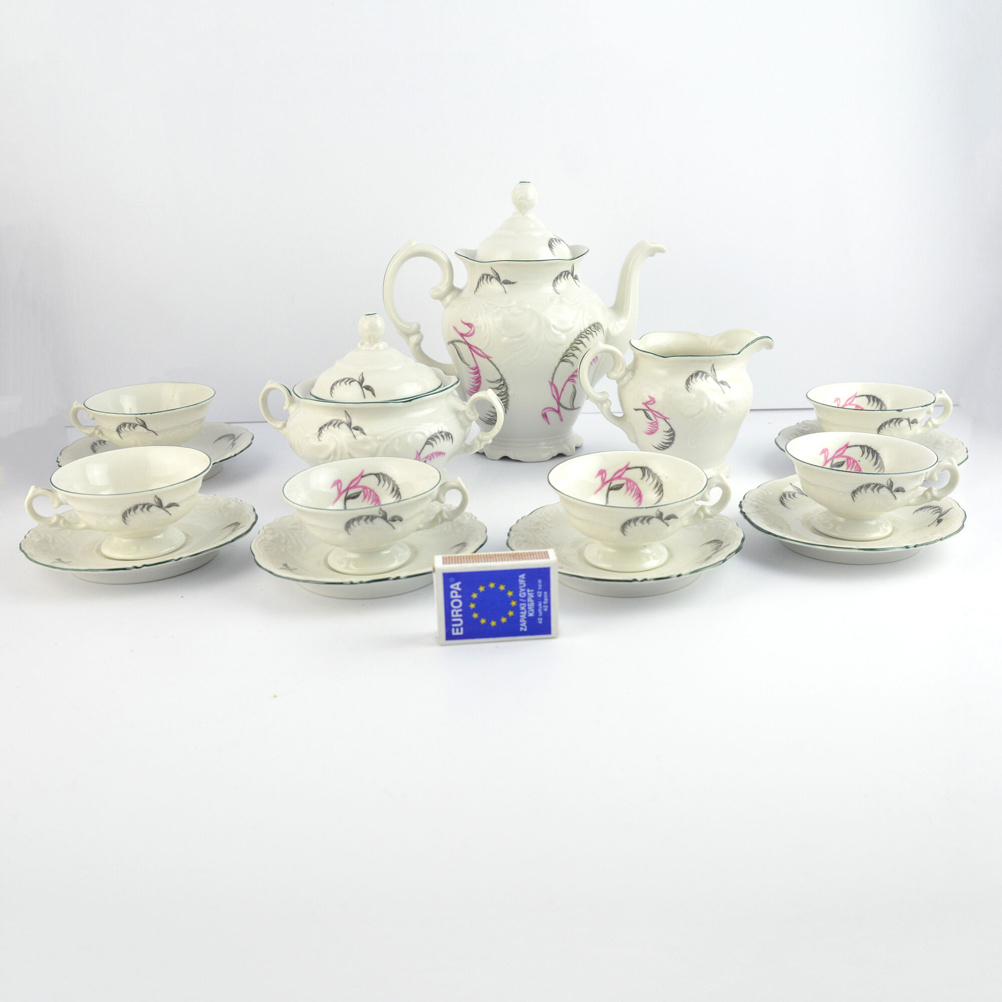 Porcelain tableware, coffee service, Wałbrzych, Poland, 1970s