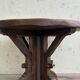 Solid wood round table