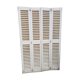 Pair of old shutters with louvers